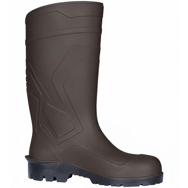 Issa Stivale da Lavoro Issagum in PVC Colore Marrone SRA